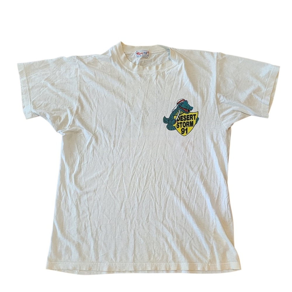 Vintage Desert Storm 1991 USS Tripoli LPH-10 Single Stitch T Shirt Medium
